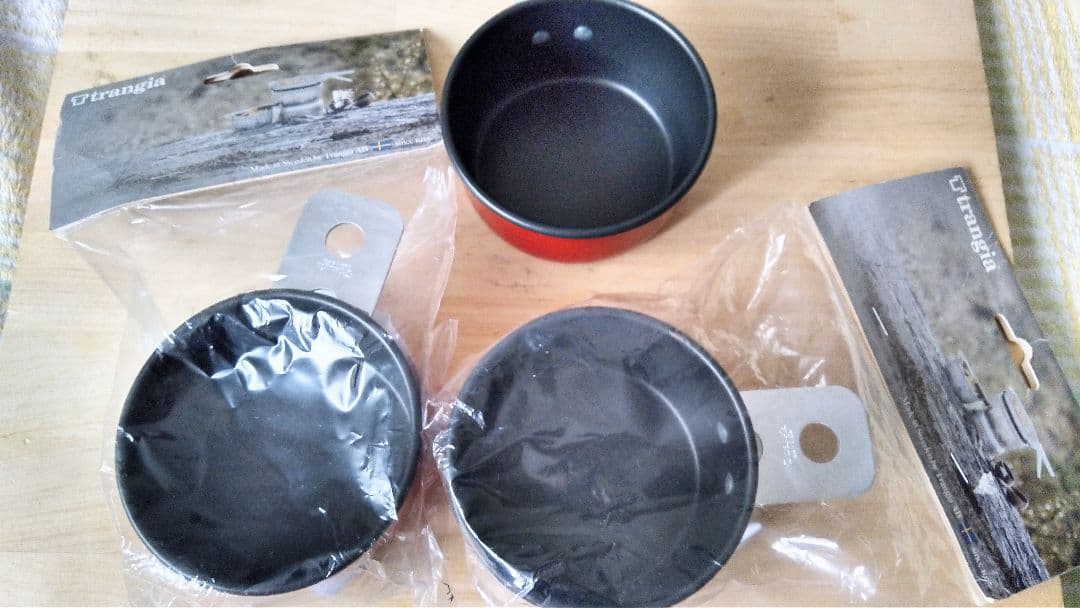 激レアトランギアハーフパイントマグ赤廃番限定 未使用品３個セットキャンプ