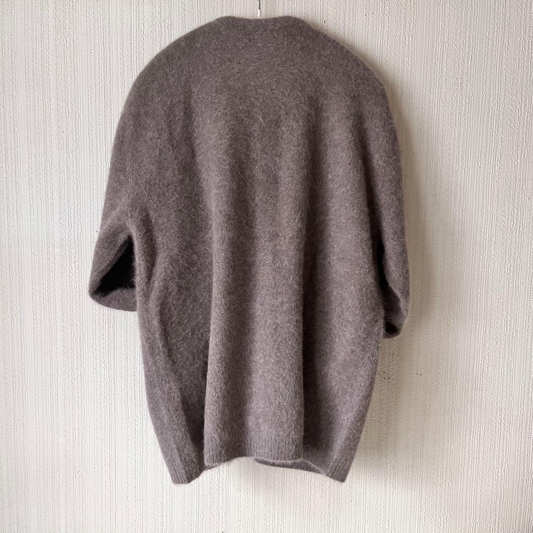 Ballsey フォックスヤク クルーネックカーディガンベージュ