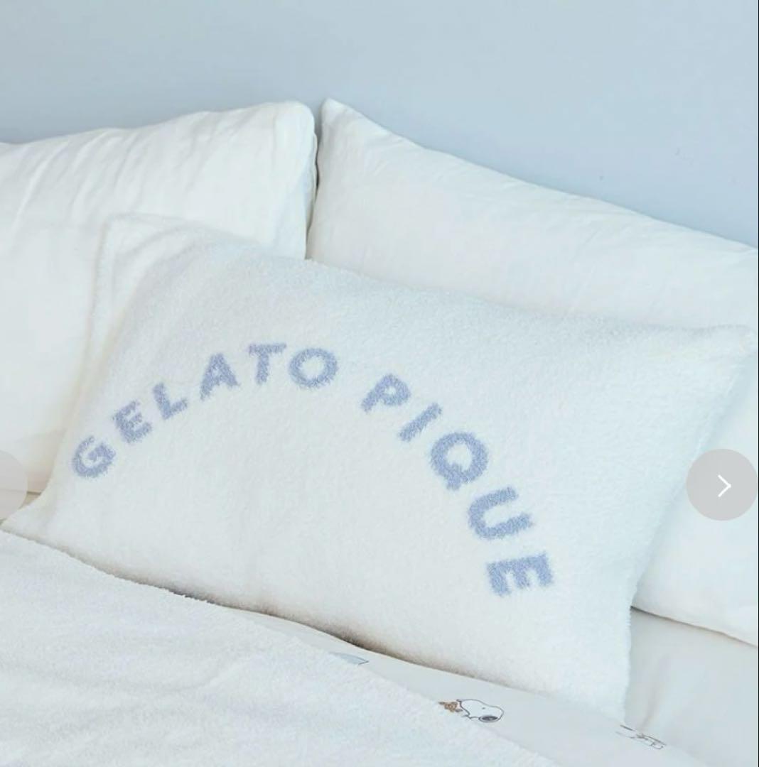 【新品・未使用】ジェラートピケ　スヌーピー　ジャガードマルチカバー&ピローケース