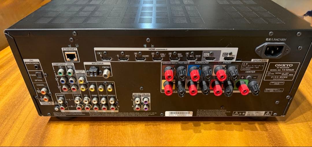 ONKYO AVアンプ TX-NR626