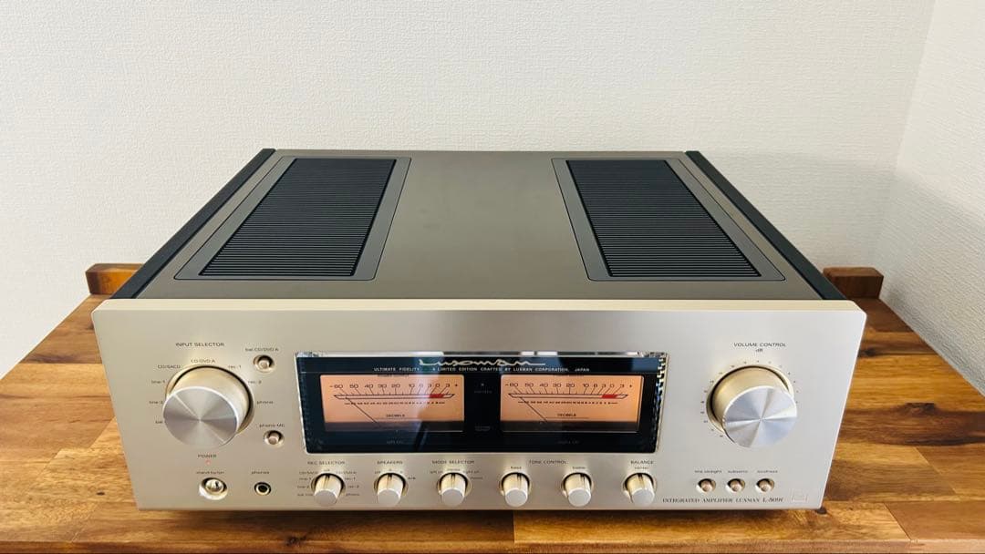 美品 ラックスマン L-509f プリメインアンプ メンテナンス済み