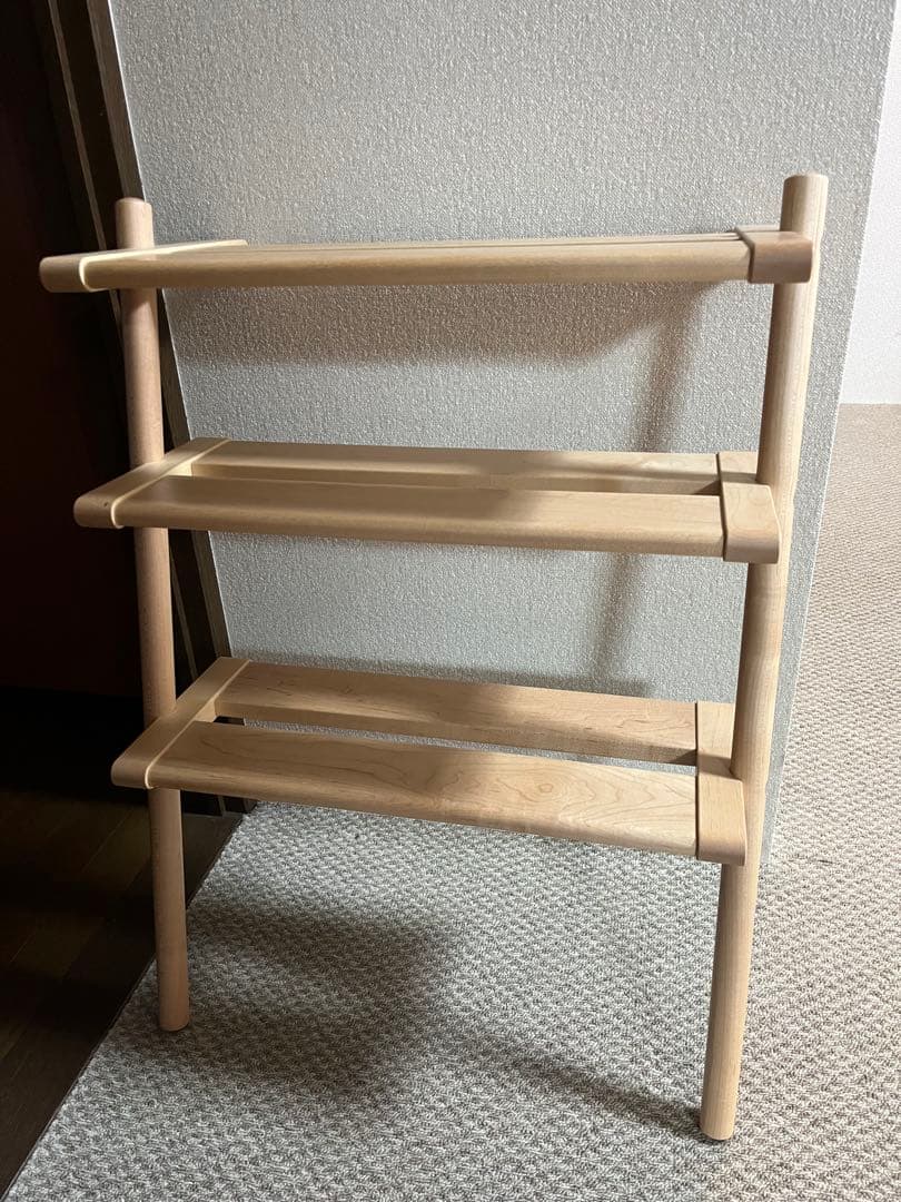 cosine コサイン ナチュラル木製3段シェルフ