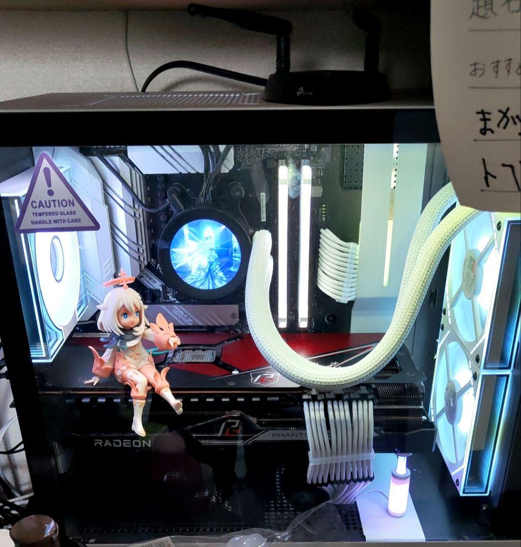 m*l様 Ryzen7.5800x3D ゲーミングPC 電源とグラボストレージメ