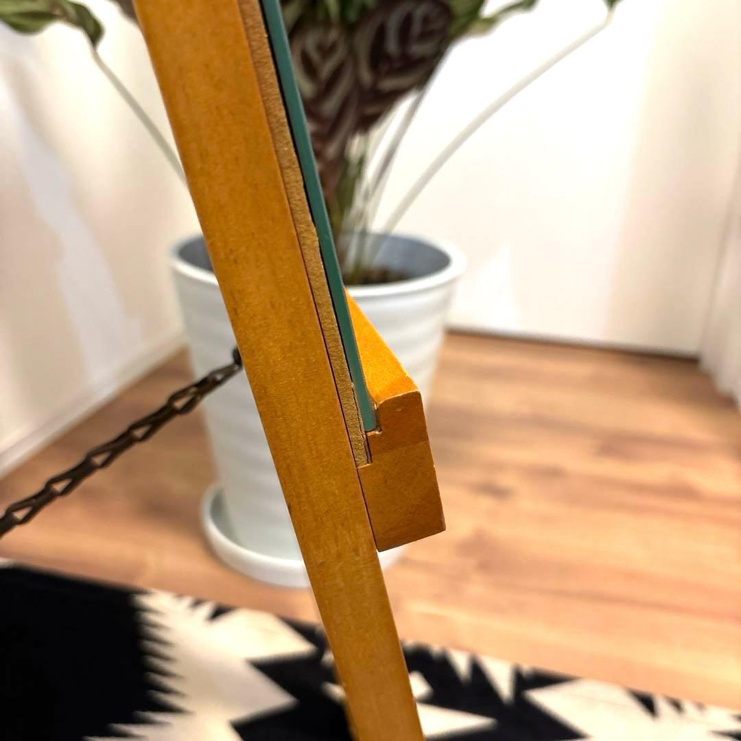 木製　ヴィンテージ　スタンドミラー　アンティーク　スタンドミラー 姿鏡