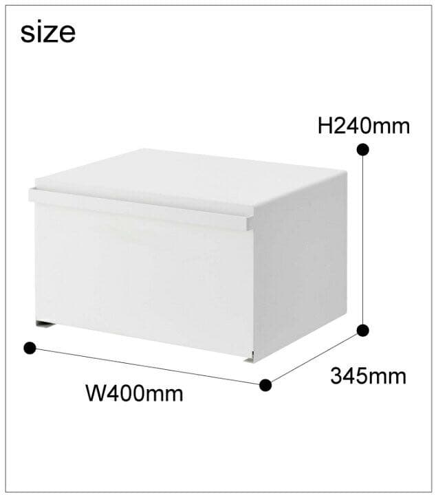 ★タワー ブレッドケース ホワイト★収納