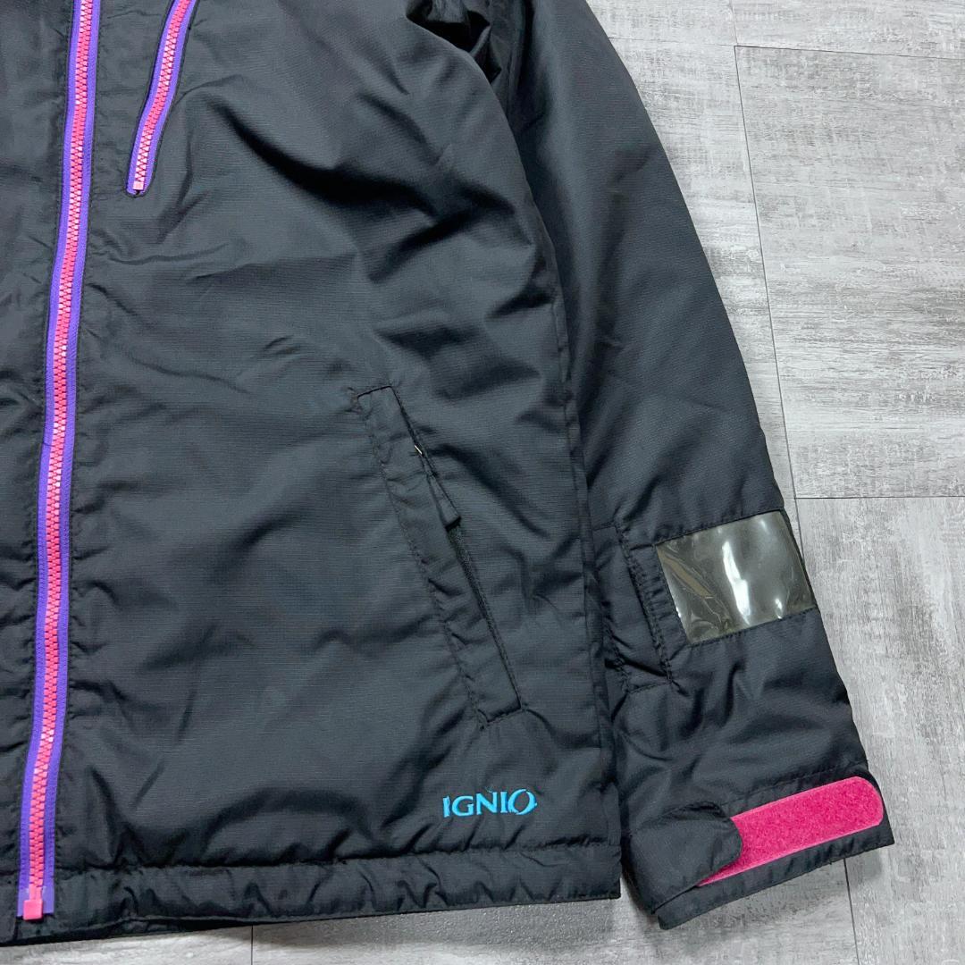 美品 IGNIO イグニオ スキーウェア レディースO スキー旅行や授業に★