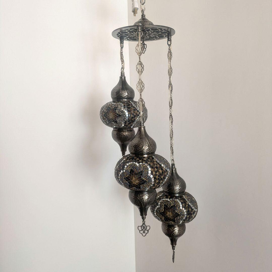 ＊NEW＊トルコ製ハンドメイド モザイクランプ (シャンデリアタイプ)