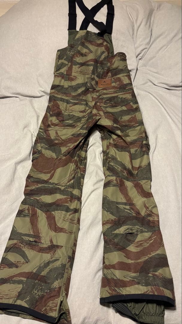 BURTON 迷彩柄オーバーオール M