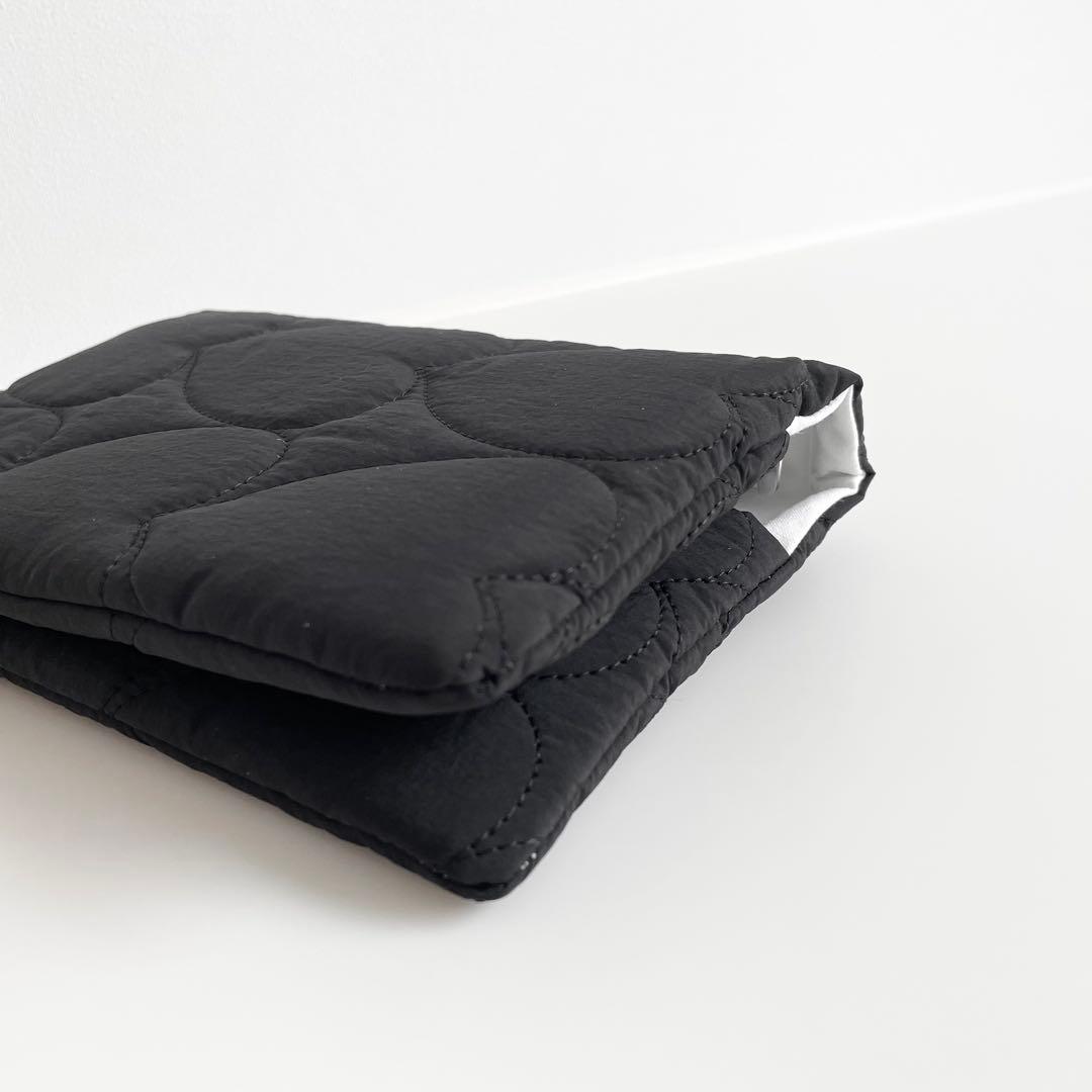 早い者勝ち　韓国　バインダー　カバー　貯金　ブラック　ハート　コースター