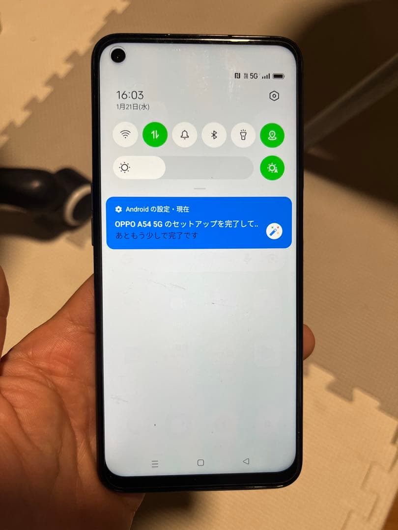 OPPO A54 5G グラデーションパープル simフリー