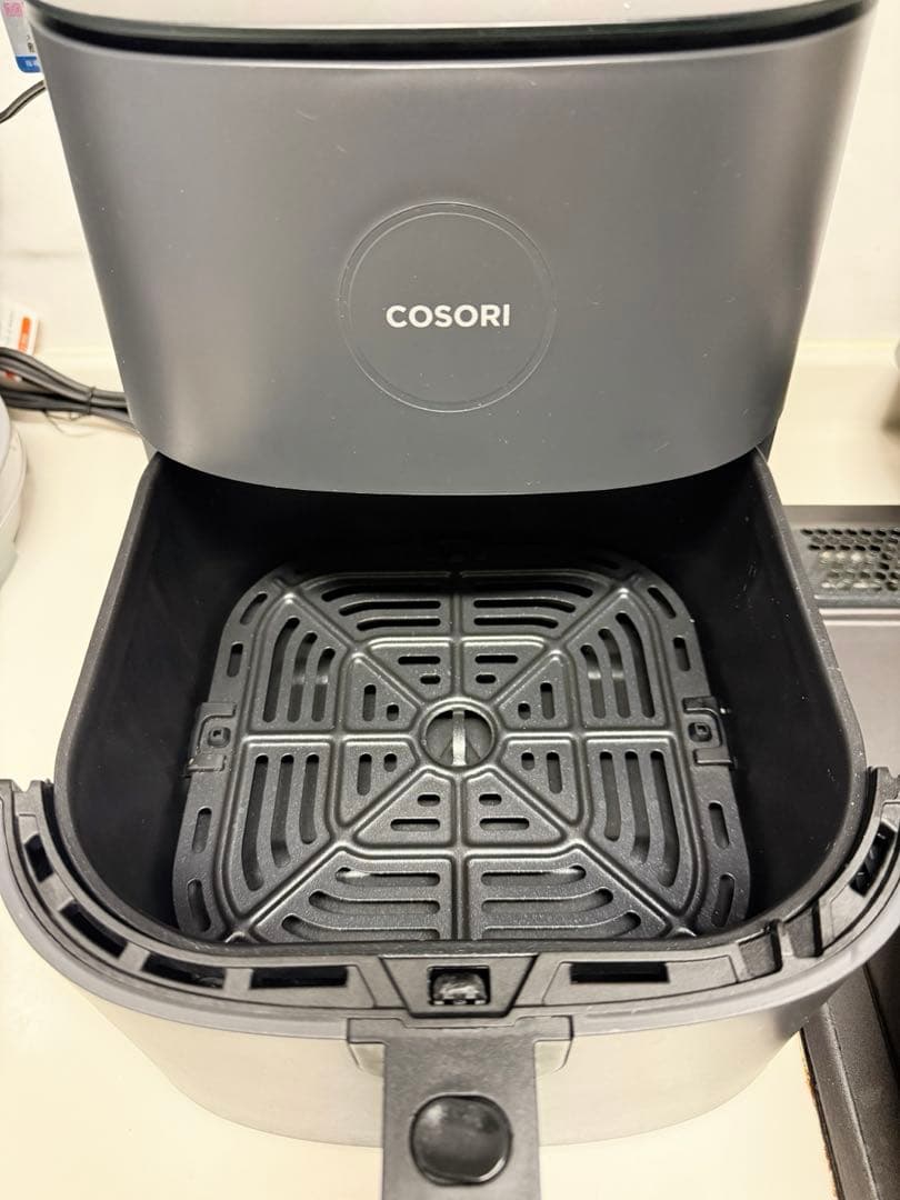 COSORIノンフライヤー4.7L大容量 エアフライヤー用紙(20cm)付き