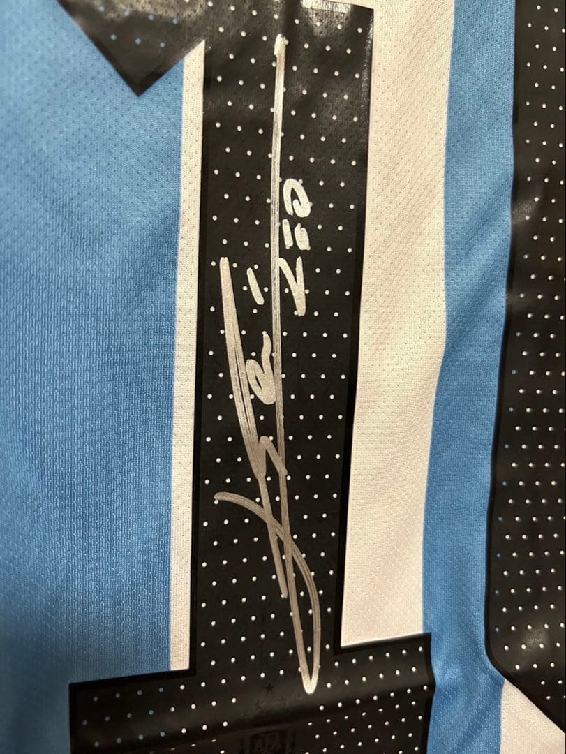 【メッシサイン入りシャツ10番~鑑定書付き~】アルゼンチン代表
