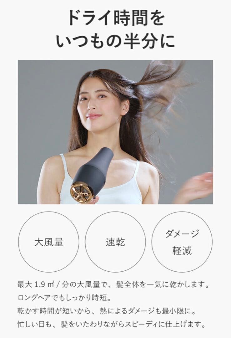 【最新・新品・未開封】Lupilina（R）ルピリーナ　ドライヤー 黒プラズマ