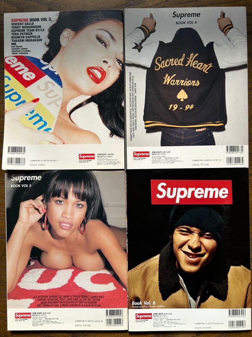 supreme book シュプリームブック 4冊セット オマケ付き