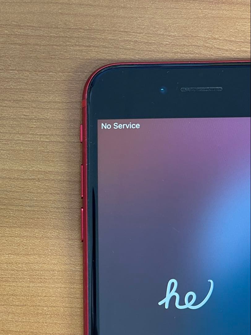 s*n様 動作確認済み iPhone SE 第2世代 レッド ID N065