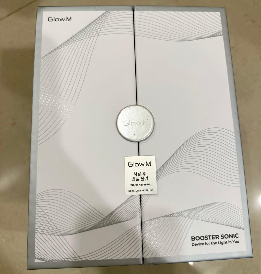 【新品未使用】Glow.M BOOSTER SONIC美顔器【美品】ジェル付き