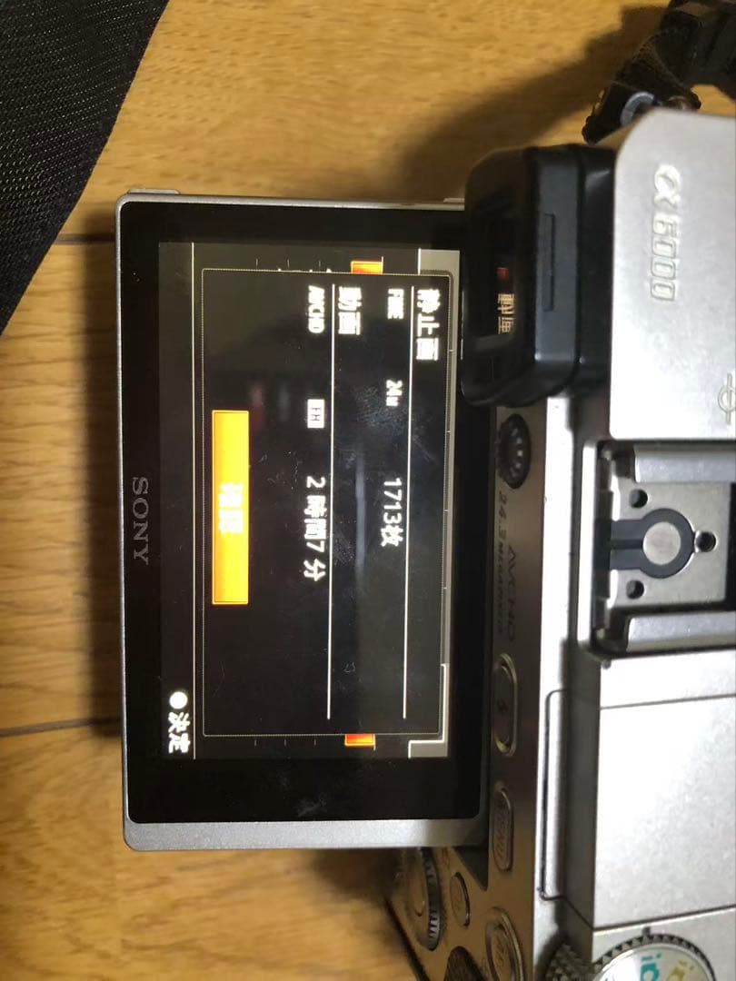 SONY a6000デジタル一眼レフカメラ 本体 ■ショット数1713枚