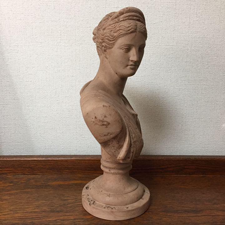 【25%OFF】新春セール♪アメリカ アンティーク☆胸像女神のオブジェインテリア