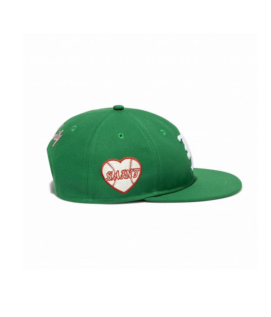 帽子 SAINT Mxxxxxx NEWERA CAP GREEN