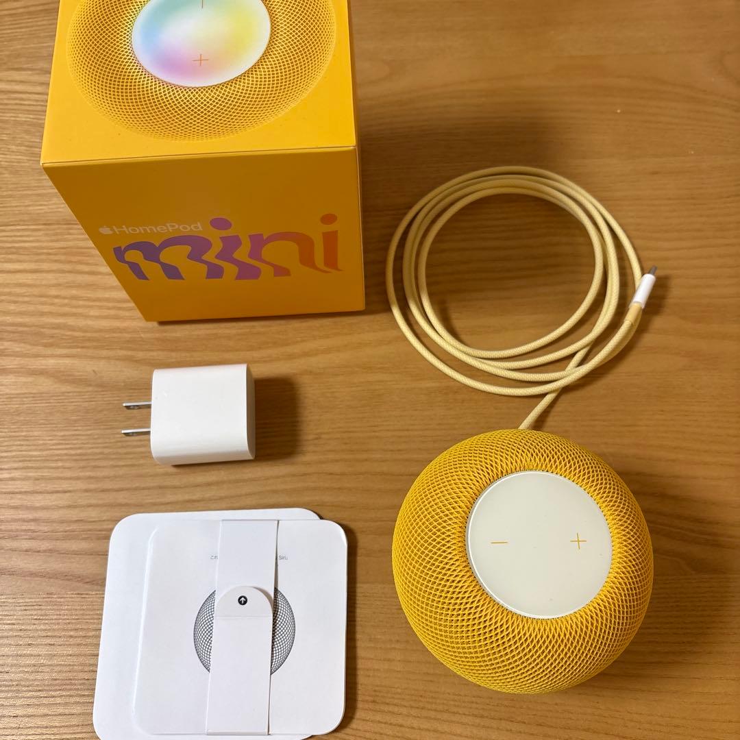 [美品]Apple スマートスピーカー Pod mini イエロー