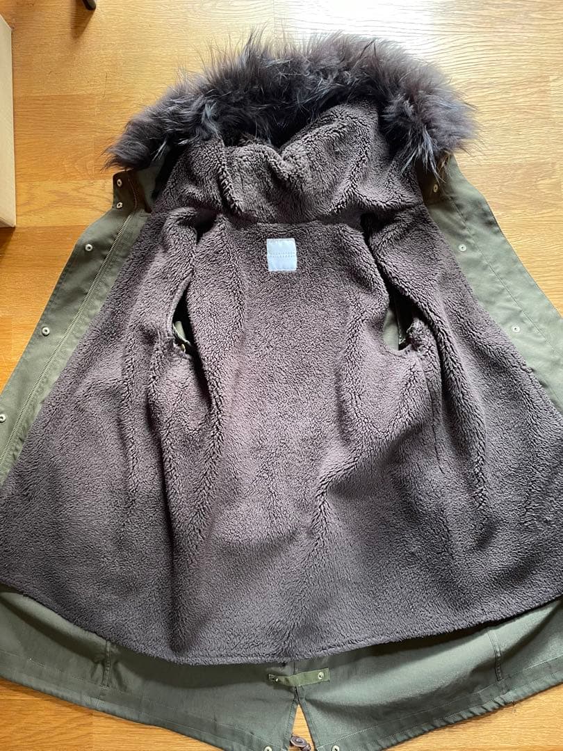 マッキントッシュフィロソフィー モッズコート　ボアライナー　カーキ