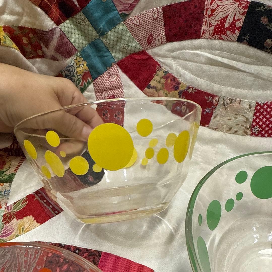 フェデラルfederalアンティークドットボウル