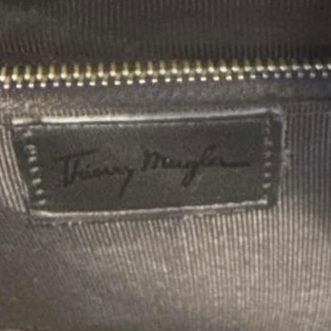 ティエリーミュグレーかまぼこ型ハンドバッグ/80年代ヴィンテージ