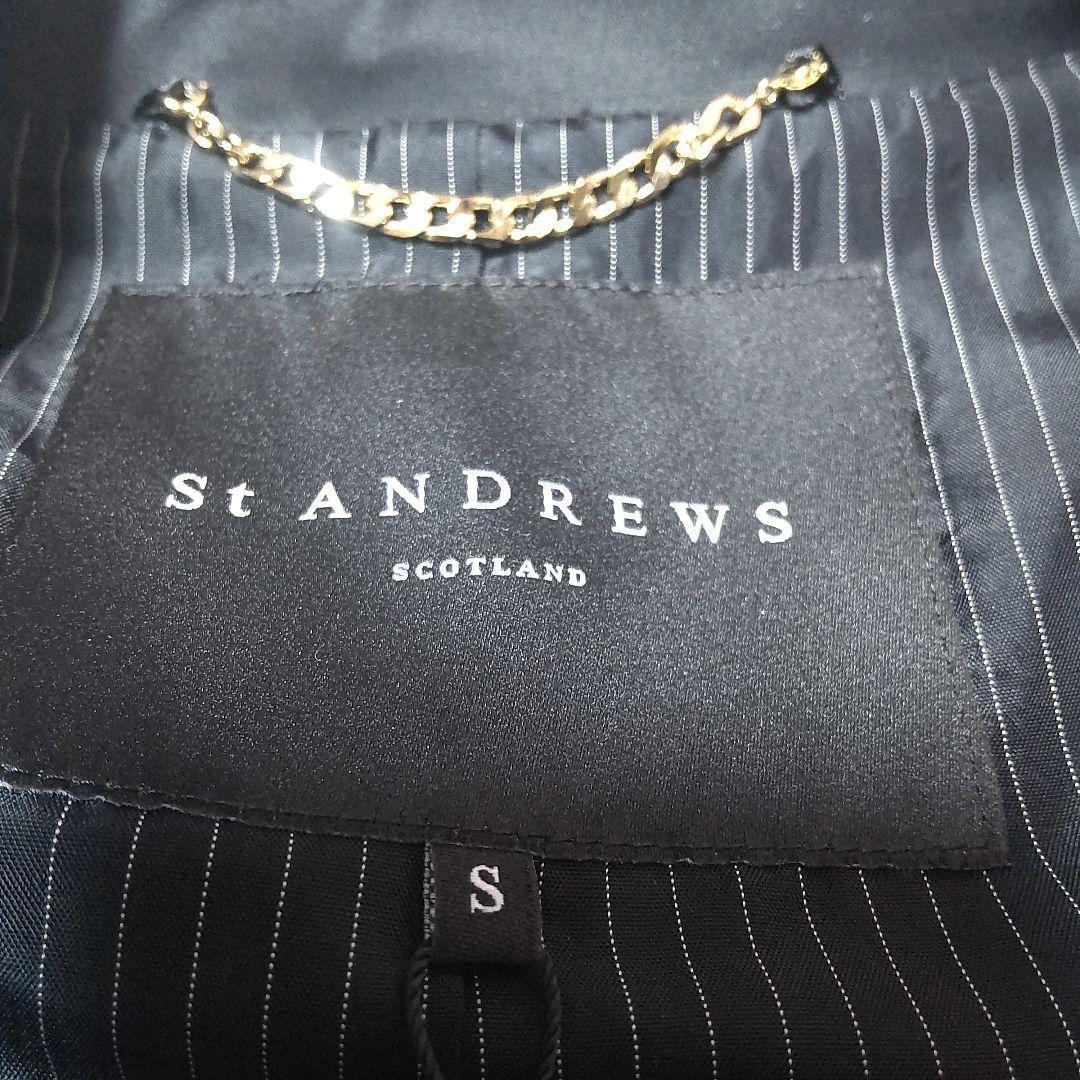 ☆新品タグ付☆セントアンドリュース ゴルフ 金ボタン ワンピース ブラック S