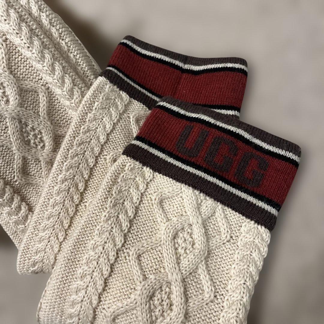 ★UGG靴下付き厚底ブーツ23cm★