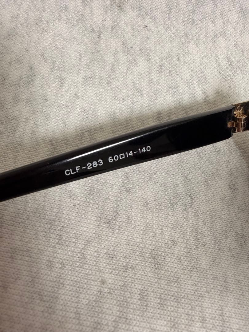 片*中様 CELINE PARIS サングラス ブラック CLF-283 ケース