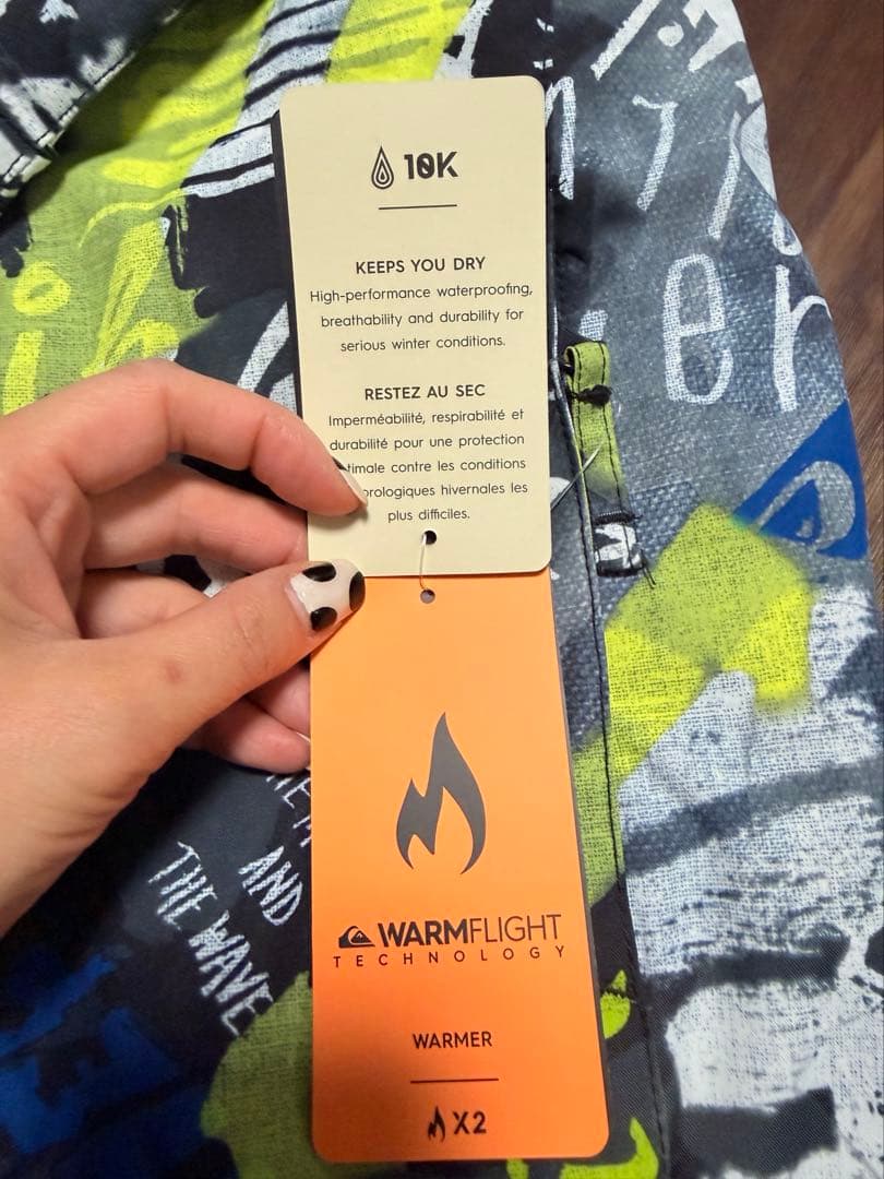 新品 クイックシルバー キッズ スノー ウェア 150cm