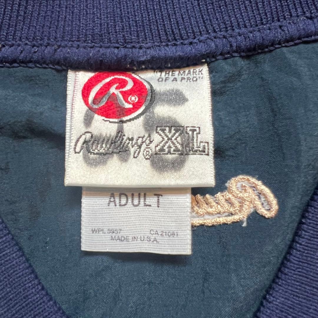 USA製【Rawlings ローリングス】ナイロンプルオーバー ノートルダム大学