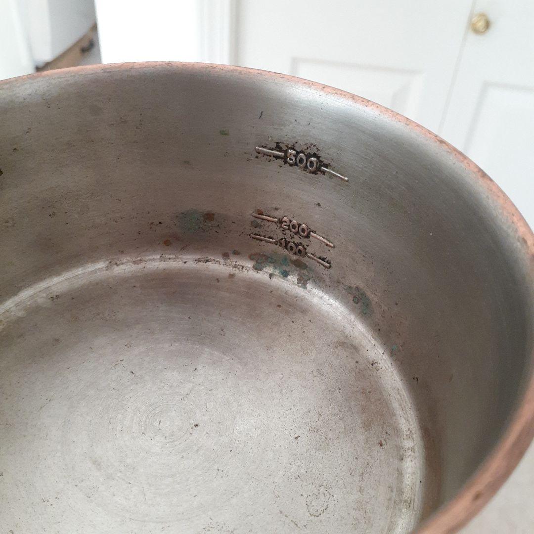 銅鍋 アンティーク 小鍋 直径約13cm