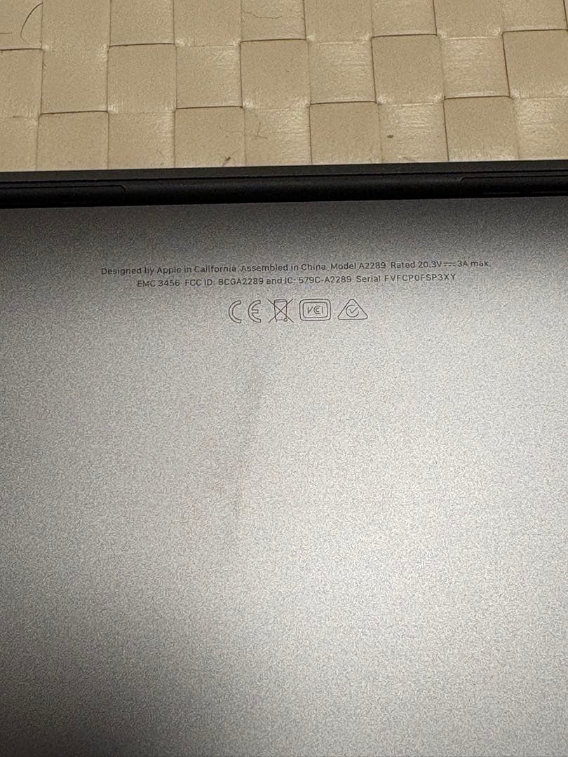 再値下✨MacBook Pro A2289 Intel Core i5/8GB