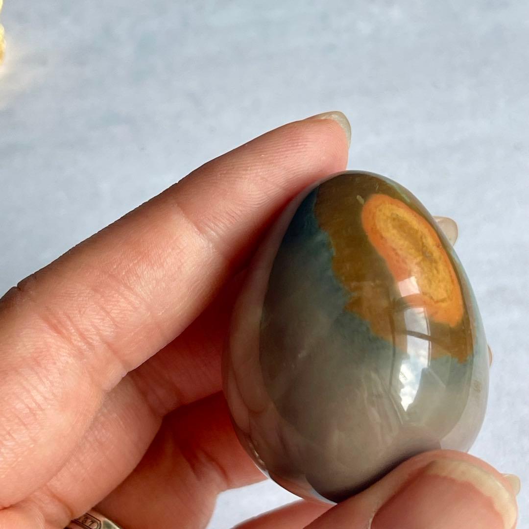 オーシャンジャスパー ポリクローム エッグ