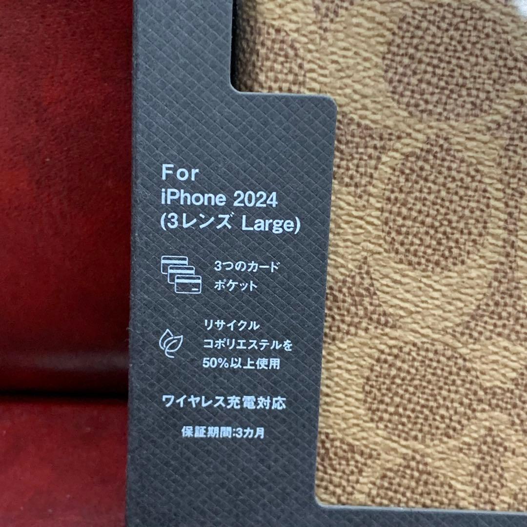 ★ COACH コーチ iPhone16 ProMax 手帳型 スマホカバー