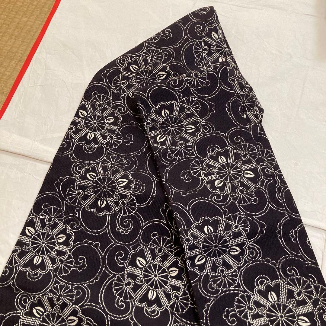 名古屋帯　印伝風　全通柄　長尺　一蔵　ICHIKURA パールトーン