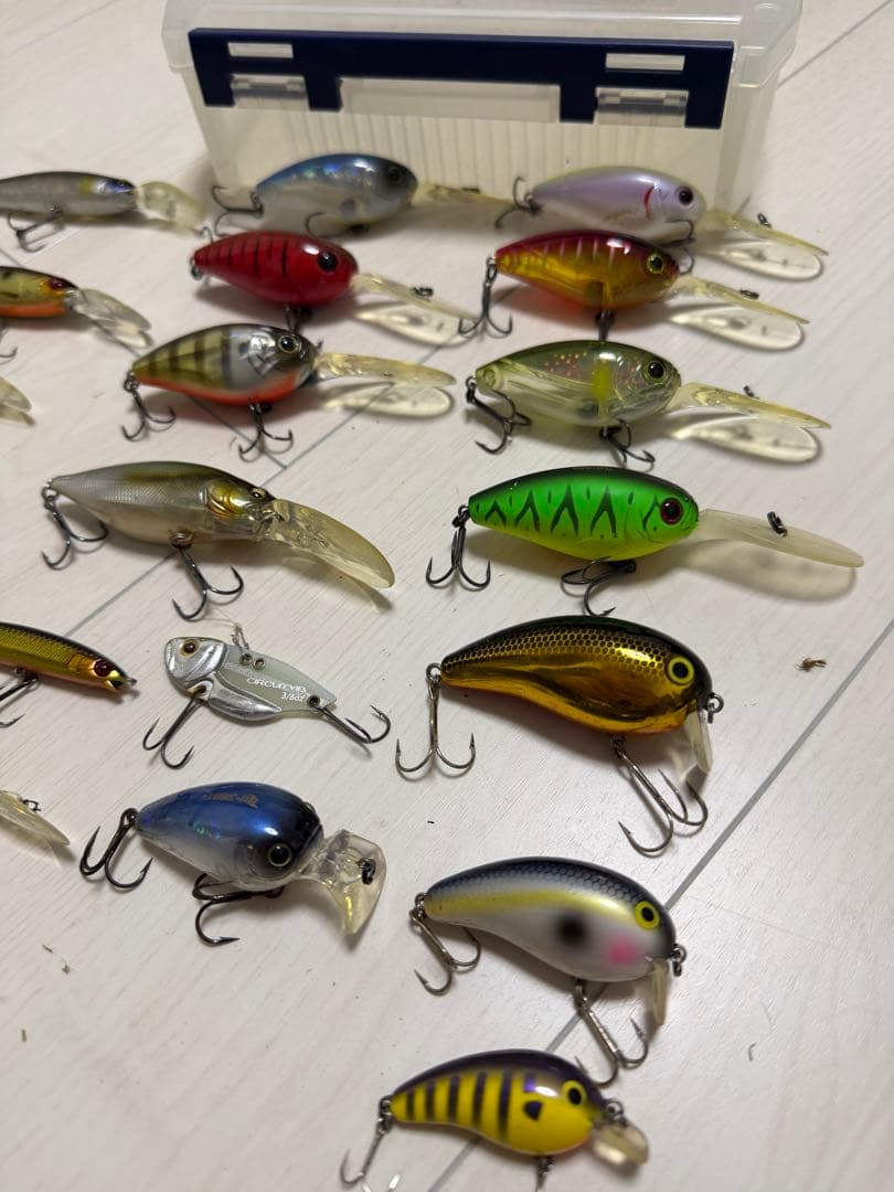 クランク　シャッド　ミノー　ポッパーなどなど