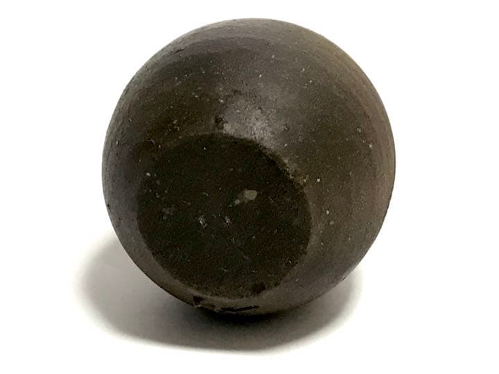 作家物　人間国宝　藤原啓　備前　窯変　徳利　合わせ箱