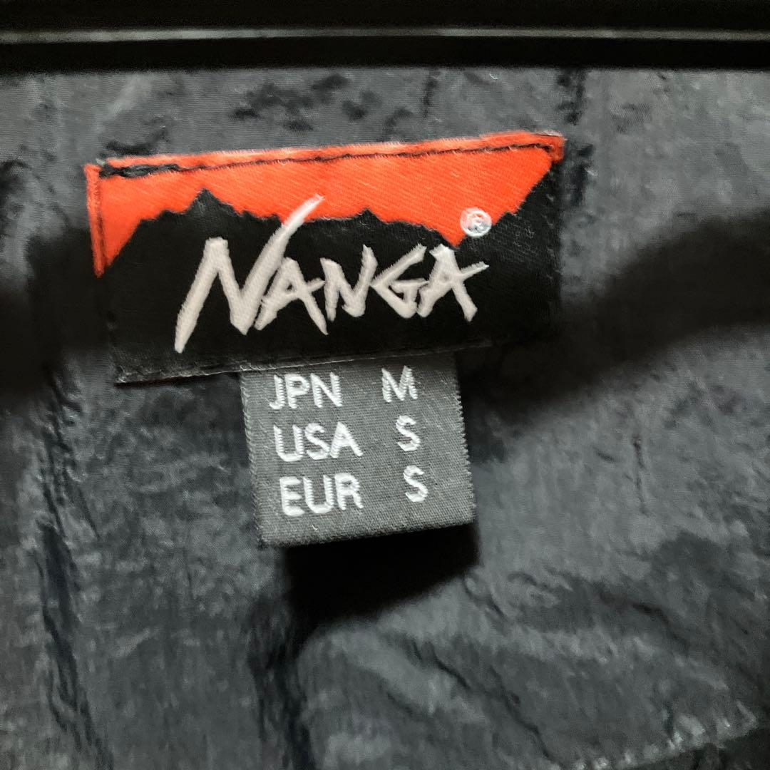 セール❗️ナンガ　ソフトダウン バーシティブルゾン　Mサイズ　ブラック