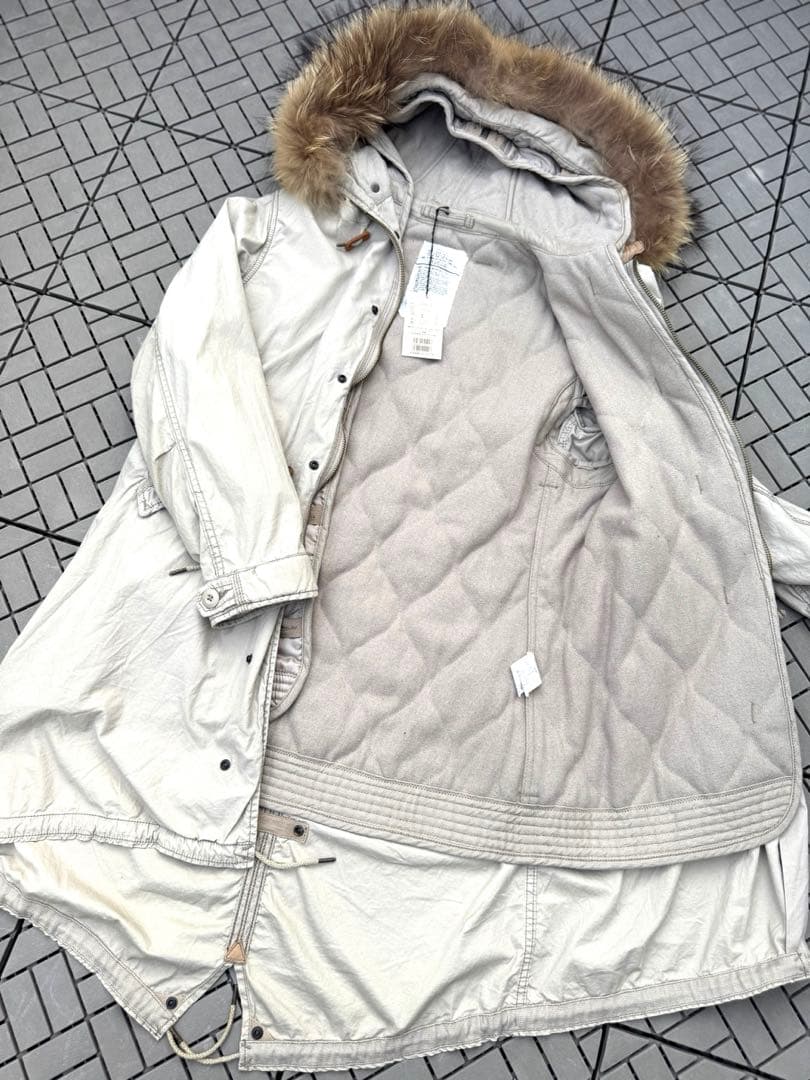 00's 希少‼︎ 新品未使用 goa Y2K ゴア モッズコート リアルファー