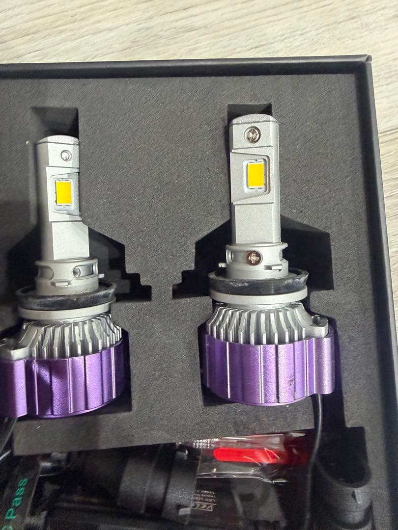 VELENO 14400lm イエロー LEDフォグランプ 2球セット