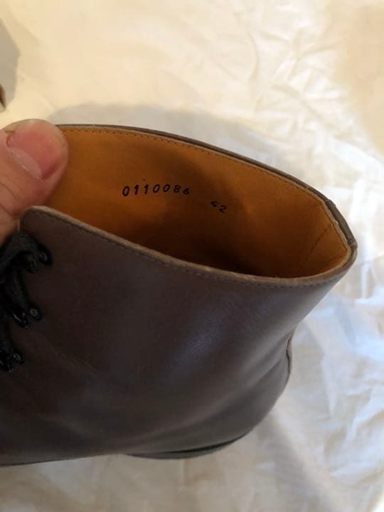 frank leder 激レア　ブーツ　グレー　レースアップブーツ