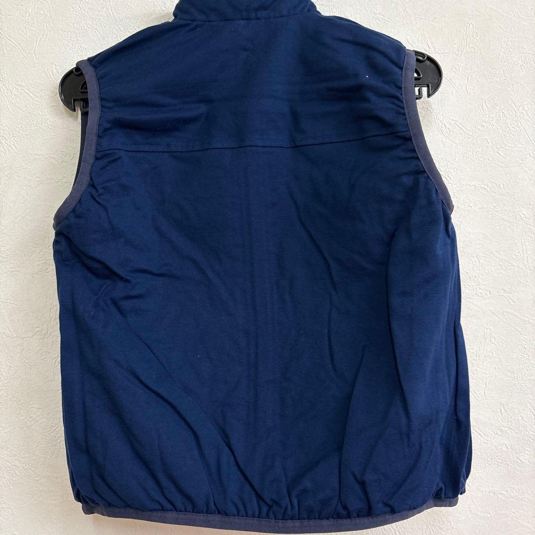 り*う様 新品タグ付き未使用ミキハウス　リバーシブル　ベスト付ジャンパー130