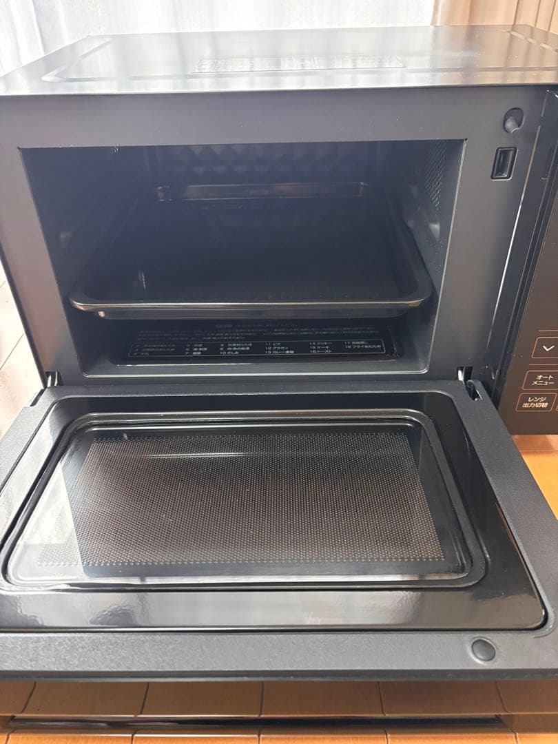 2024年製 YAMAZEN オーブンレンジ　YRP-181TV(B)