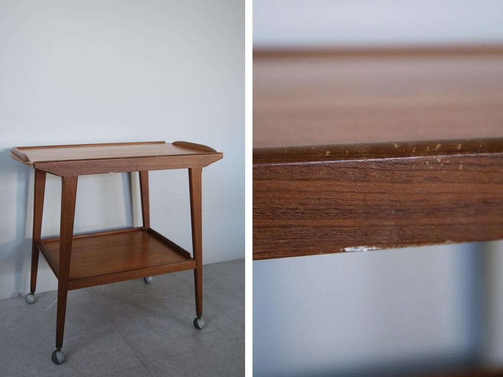 英国アンティークRemploy製キッチンワゴン/トロリーテーブル(92-100)