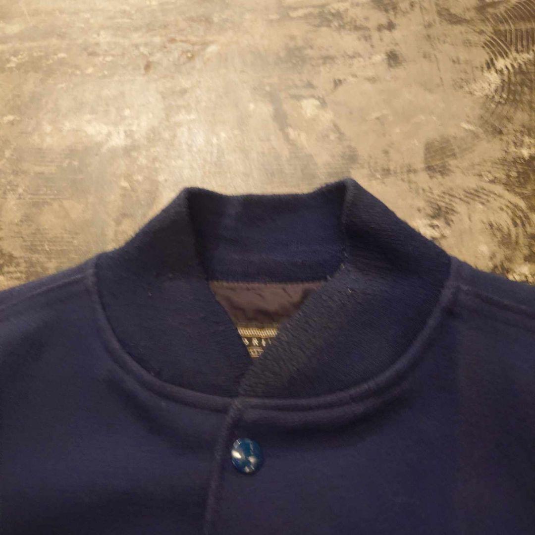 HOLLOWAY ホロウェイ スタジャン ネイビー USA製 XL 4866