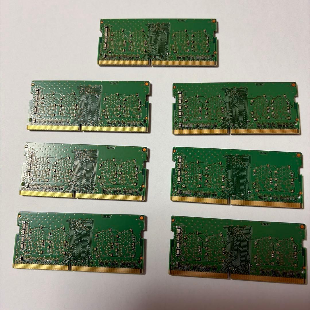 Micron製 ノートPC用 DDR4 PC4-3200AA 8GB ×7枚