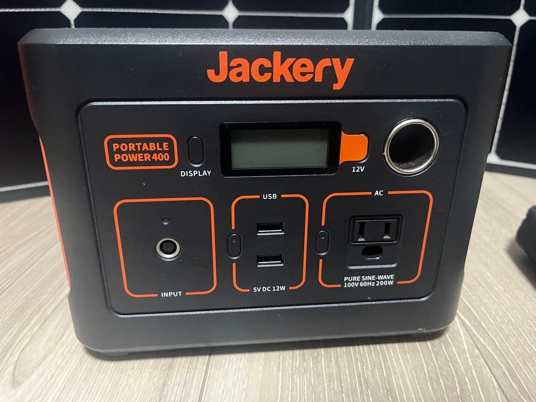 破格！Jackery ポータブル電源400 & ソーラーパネル100