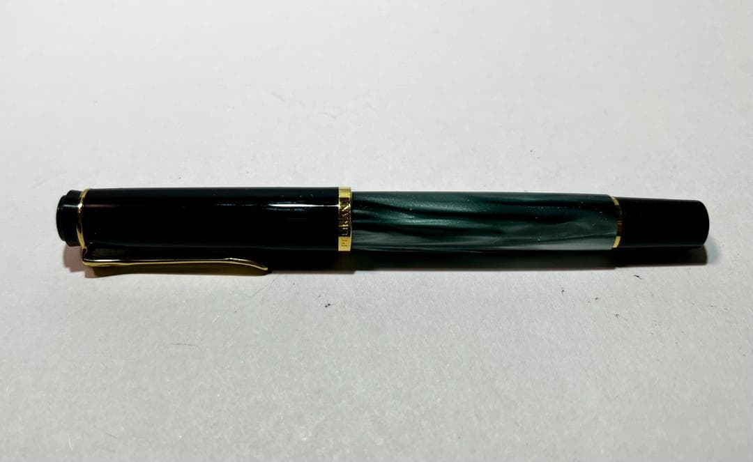 ペリカン万年筆 M200 マーブルグリーン Fニブ